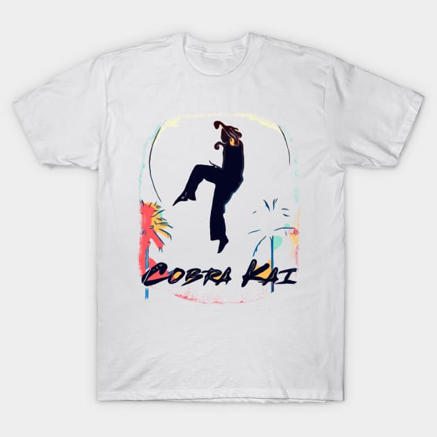 Cobra Kai Karate Kick T-Shirt by FasBytes